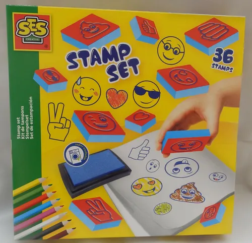 SES Creative 14961 Stempelset Emoticons