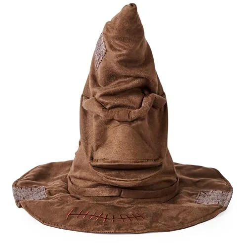 Sorting Hat - Die sprechende Zauberer-Hut - Caps & Hüte, entdecke dein Hogwarts-Haus mit diesem interaktiven Hut, der 15 Phrasen spricht und sich bewegt!
