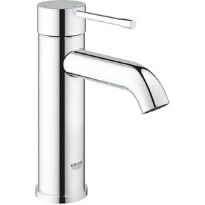 Grohe Essence Waschtischarmatur 23797001 S-Size, chrom - Waschtischarmatur mit energieeffizienter EcoJoy Technologie und Push-open Ablaufgarnitur für einfachen Zugang und modernes Design.