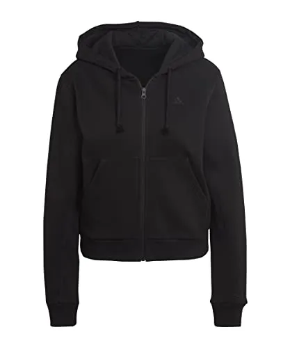 Adidas Womens Hooded Track Top W All Szn Fz Hd, Black, HC8848, XS