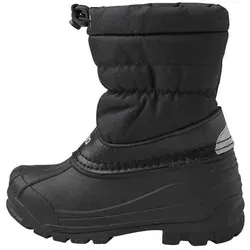 Reima Nefar black (9990) 28 - Wasserdichte Schneeschuhe für Kinder - Schneeschuhe für Kinder mit wasserdichtem Unterteil und warmem Futter, ideal für winterliche Abenteuer bei Temperaturen bis -10 °C.