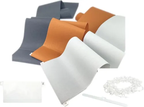 time4blinds, Ersatzlamellen Vertikaljalousien Set, Wtb 173 - Vanille, 2450 mm