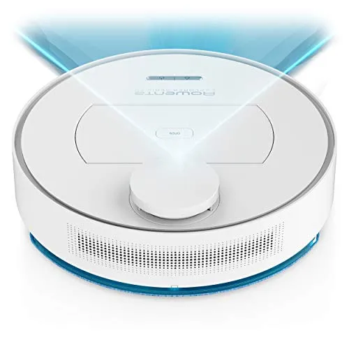 Rowenta Saugroboter X-Plorer Serie 75 RR7687 | Hochpräzise Navigation für Allergiker und Tierbesitzer - Bodenstaubsauger mit ultrapräziser Lasernavigation, 4-in-1-Reinigungsfunktion und HEPA-Filter für effektive Allergie- und Tierpflege.