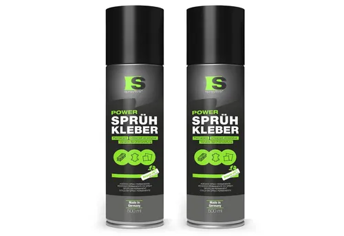 Spraytive Sprühkleber 2x 500ml Sprühkleber – für Textilien, Vlies, Schaumstoff & Dachhimmel, Made in Germany