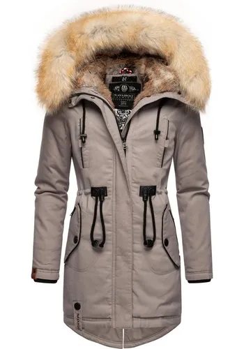 Produktbild Navahoo Damen Warmer Winterparka Bombii Zinc Grey Gr. S