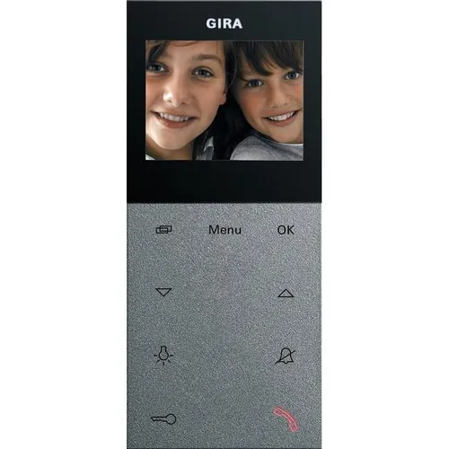 Gira 123926 Wohnungsstation Video AP Plus, aluminium von Gira