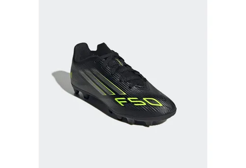 adidas Unisex Kinder F50 Club Firm Multi Ground Football Boots - Fußballschuhe mit regulärer Passform, Synthetik-Obermaterial und einer vielseitigen Außensohle für Hart- und Aschenplätze, ideal für junge Spieler.
