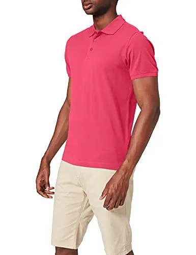 CliQue Herren Classic Lincoln Poloshirt Gr. L, Rosa (hellkirschfarben)