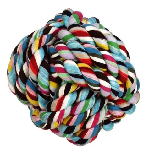 Kerbl Kauball Ball geknotet Ø 9 cm 84567, (1-tlg)