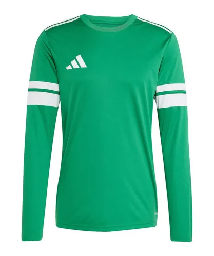 adidas Herren SQUADRA25 Jersey Long Sleeve - Team Green/White, XL - Herren-Shirts, schmal geschnitten aus 100% recyceltem Polyester mit AEROREADY-Technologie für optimalen Feuchtigkeitstransport und Platz für individuelle Details.