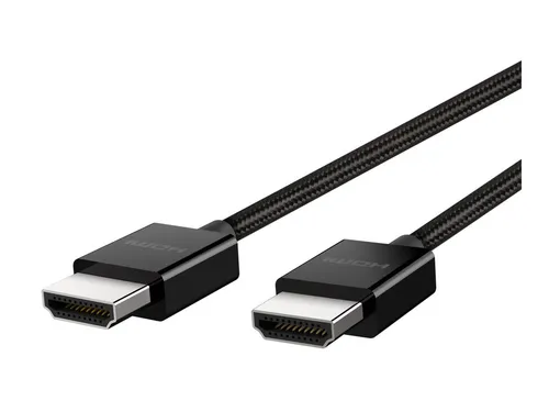 Belkin HDMI Kabel 2 m - Hochwertige Verbindung für klare Bild- und Tonqualität - Multimedia-Kabel für hochwertige Videoübertragung, ideal für Fernseher und Projektoren mit erstklassiger Signalübertragung.