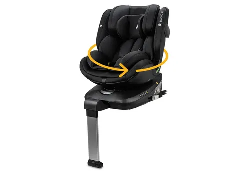 Osann Autokindersitz Eno360 SL i-Size - Autokindersitz für Kinder von Geburt bis 150 cm, 360° drehbar für einfaches Ein- und Aussteigen, sicherer Reboarder bis 105 cm für optimalen Schutz.