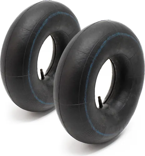 Wiltec 2x Luftschlauch Aufsitzmäher 18x6.50-9.50-8 20x8.00-10.00-8 Ventil gerade Rasentraktor