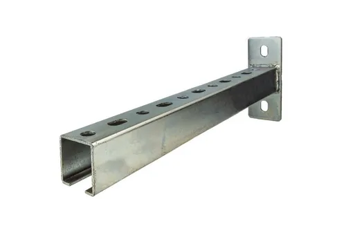 tecuro Schienensystem-Verbinder Schienenkonsole, Lochschiene, Profilschiene - verschiedene Größen, 30 cm