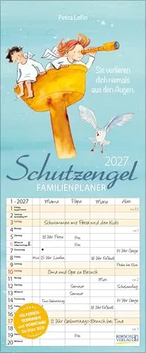 Familientimer Schutzengel 2027: Familienplaner von Korsch Verlag