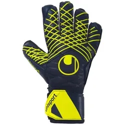 Uhlsport Torwarthandschuhe Prediction Supersoft blau|gelb - Größe 10 - Torwarthandschuhe für Fußball, bieten hervorragenden Grip und Dämpfung dank Supersoft-Latex, ideal für den ambitionierten Keeper.
