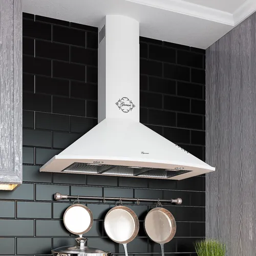Gurari GCH C 046 WH 9 N Dunstabzugshaube 90cm 1000m³/h Wandhaube  Weiß