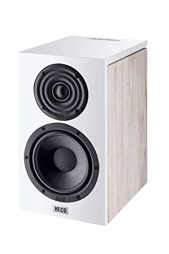 HECO Aurora 200 Regallautsprecher Weiß - Paarpreis - Lautsprecher & Subwoofer: Verkabelte Regallautsprecher in elegantem Weiß mit hochwertigem Klang für ein beeindruckendes Hörerlebnis.