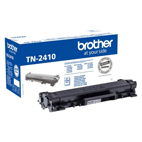 Brother TN-2410 Toner Cartridge - Original Tonerkartusche in Schwarz für Brother Drucker, einfach zu installieren und sorgt für langlebige, hochwertige Ausdrücke. Ideal für umweltbewusste Nutzer.