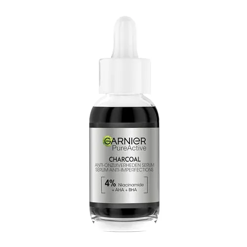 Produktbild Garnier PureActive AHA + BHA Charcoal Anti-Unreinheiten Serum