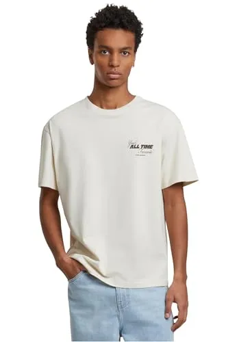 Produktbild Mister Tee Herren T-Shirt 100% Baumwolle weißer Sand 4XL