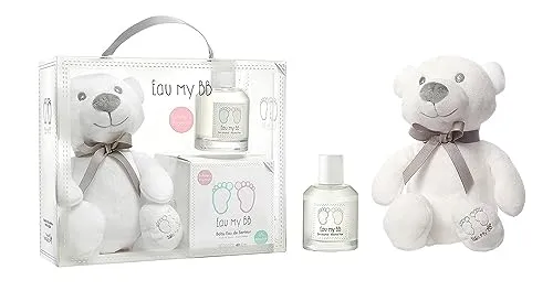 Eau my BB Eau de Senteur Set 60 ml mit Plüsch - Zartes Eau de Senteur Set für Babys, alkoholfrei und ideal für empfindliche Haut. Inkl. kuscheligem Plüsch, für ein rundum wohltuendes Erlebnis. Duftnoten: blumig und moschus, perfekt für die Sinne.