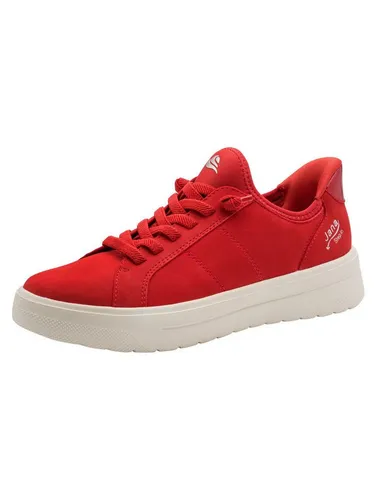 Jana Sneaker 8-23764-45 rot H-Weite - Stylischer Slip-On Sneaker für den Alltag. Veganes Design und breite Passform sorgen für optimalen Tragekomfort. Ideal für modebewusste Füße, mit einer praktischen Absatzhöhe von 4 cm.