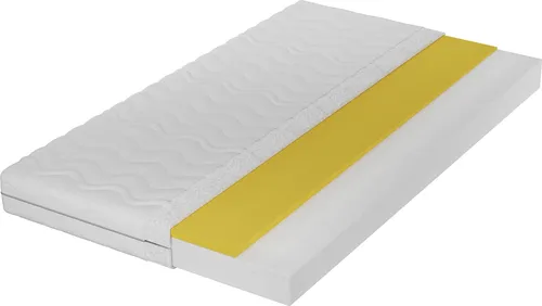 KALTSCHAUMMATRATZE mit VISCO MEMORY SCHAUM 80x180x11 CM H2/H3 - Hochwertige Kaltschaummatratze mit drei Schichten: Latex, Kaltschaum und Visco für optimale Körperanpassung. Hygienisch und antiallergisch, ideal für besten Schlafkomfort.