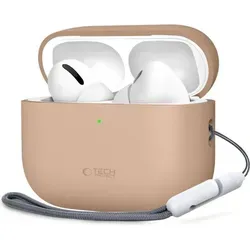 Tech-Protect Silikonhülle kompatibel mit AirPods Pro 3 Beige