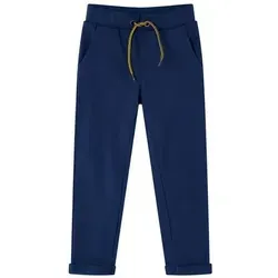 Kinderhose mit Kordelzug Marineblau 128