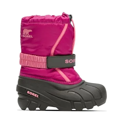 Sorel Kid's Flurry Winterschuhe US 12,5K | EU 30 in Rosa - Wasserdichter Winterstiefel für Kinder, isolierend und ideal für Freizeitaktivitäten. Perfekt für kalte Tage!