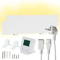 Dalsys Anti-Schimmel-Heizung 60W - Elektroheizkörper zur effektiven Schimmelprävention in feuchten Räumen. Mit Smart Timer für kabellose Steuerung und energiesparendem Betrieb - die nachhaltige Lösung gegen Schimmel!