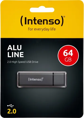 Intenso USB 2.0 Alu Line 64 GB Anthrazit von Intenso