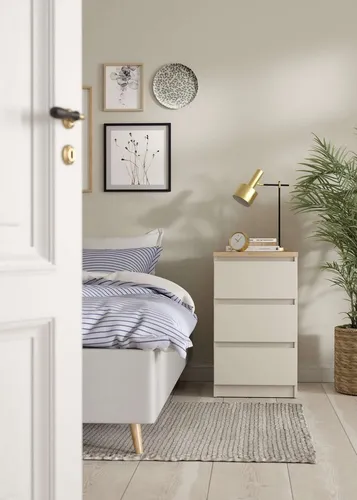 INOSIGN Kommode Naia, modernes Sideboard mit 3 Schubladen