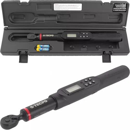 TECPO Digitaler Drehmomentschlüssel 3/8