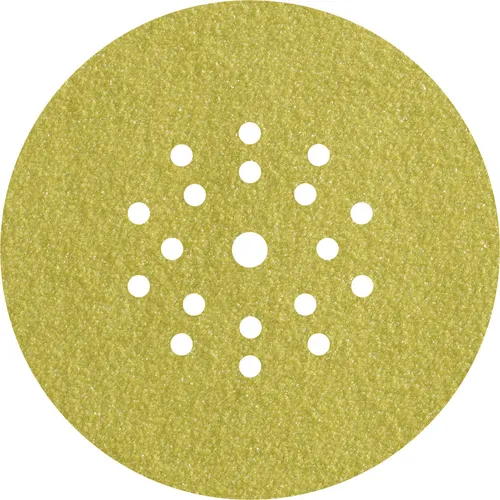 Schleifpaper K 180 Ø 225 Korrund gelocht für Wand- und Deckenschleifer