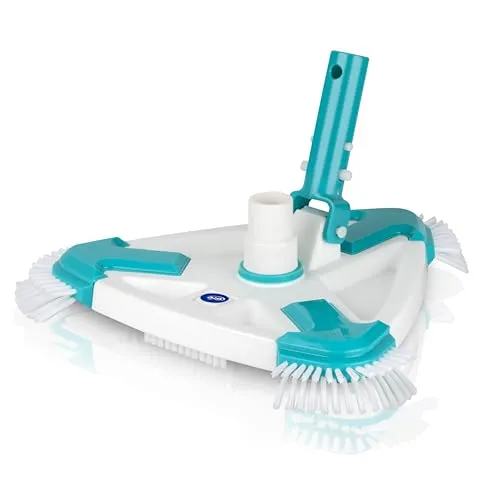 Gre 40016N - Poolreinigungsbürste für Boden und Wände auf halber Höhe, dreieckig. Effizienz und Langlebigkeit für Ihren Pool