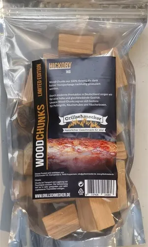 GRILLSCHMECKER Wood Chunks Sonderedition Hickory 1kg
