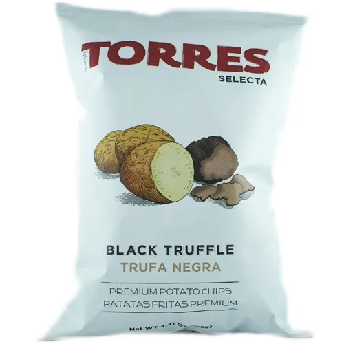 Produktbild Torres Selecta Trufa Negra Premium Kartoffelchips mit Schwarzem Trüffel 125g