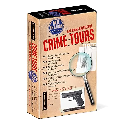 HUCH! & friends Crime Tours - Akte Hexagon - DE, 6 Spannende