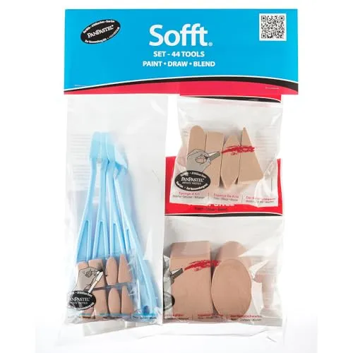 PanPastel Colorfin Sofft Tools Kombi-Set, 44 Stück, 44 Stück (1 Stück)