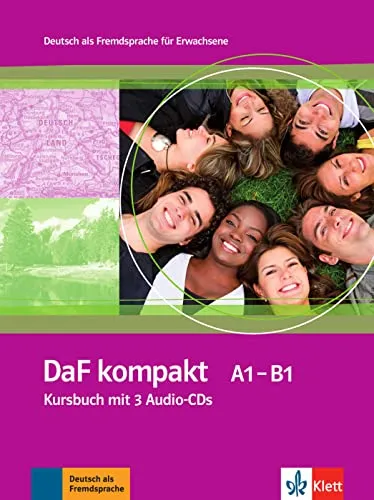 DaF kompakt - Lehrbuch mit 3 Audio-CDs (A1-B1) - Deutsch als Fremdsprache - Umfassendes Lehrbuch mit 3 Audio-CDs für effektives Lernen und verbesserte Aussprache.