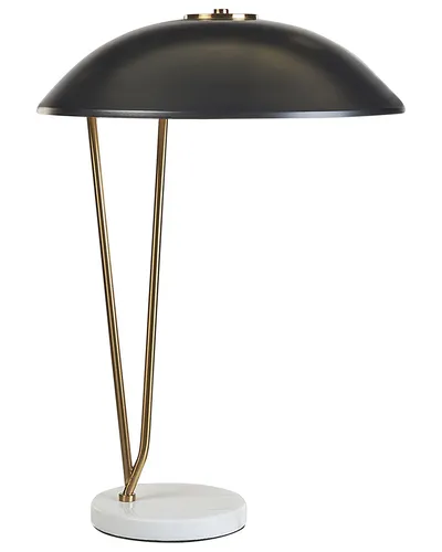 BELIANI Tischlampe Schwarz und Gold 58 cm in gold von Beliani