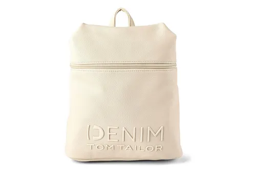 TOM TAILOR Rucksack Backpack in Weiß in weiß von Tom Tailor