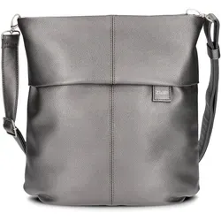 Zwei Damen Handtasche Mademoiselle.M M12 Umhängetasche in silber von ZWEI
