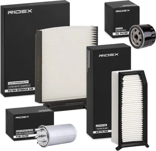 RIDEX Filterset Inspektionspaket Filtersatz für RENAULT Duster (HS) für DACIA DUSTER