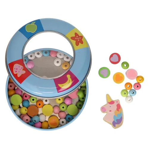 Holzperlen-Set Einhorn (39538186)