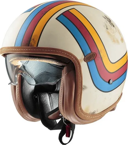 Premier Motorradhelm Vintage Platinum Ed. EX 8 BM - Motorradhelm mit stilvollem Vintage-Design, optimalem Schutz und hohem Tragekomfort dank ergonomischer Passform und innovativem Belüftungssystem.