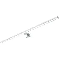 kalb LED Badleuchte 80cm - Spiegellampe in silbergrau - Spiegellampe für das Bad, hochwertig aus Aluminium, mit hoher Lichtausbeute und langer Lebensdauer. Ideal für große Spiegel und Möbel, direkt anschließbar an 230 V.