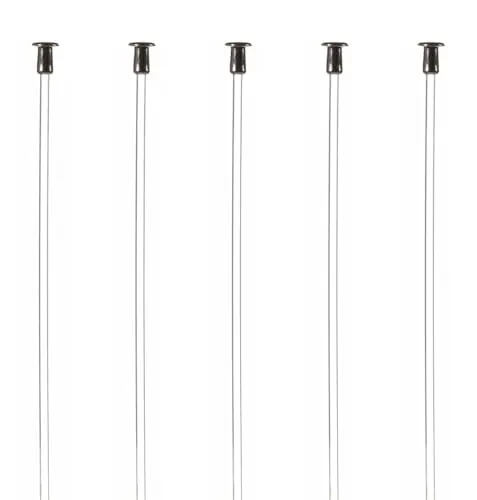 SOFT-RAIL® 5 St. Perlonseile 1,50 m, mit Tellergleiter, Ø 2,0 mm, für Galerieschienen